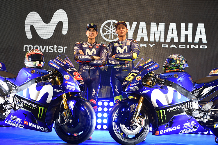 Maverick Viñales und Valentino Rossi