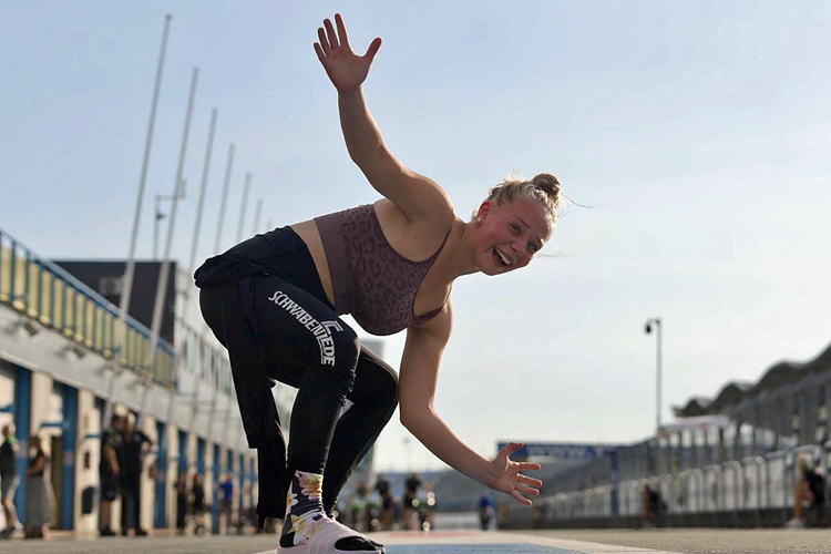 Lucy Michel wurde bei der WM angenommen