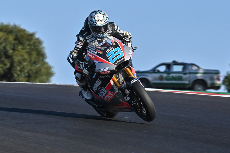 Marcel Schrötter beim Qualifying in Portimão