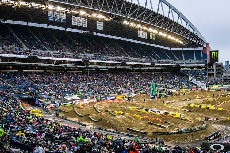 Die Supercross-WM gastiert im Century Link Stadium von Seattle