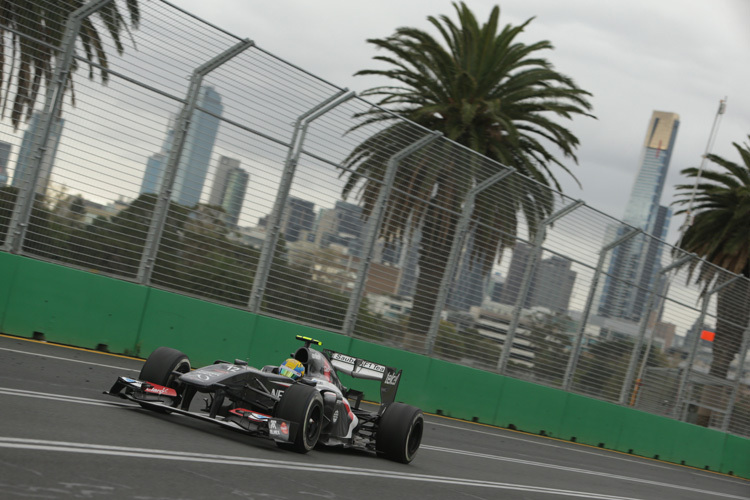 Esteban Gutiérrez auf dem Weg zu Rang 13