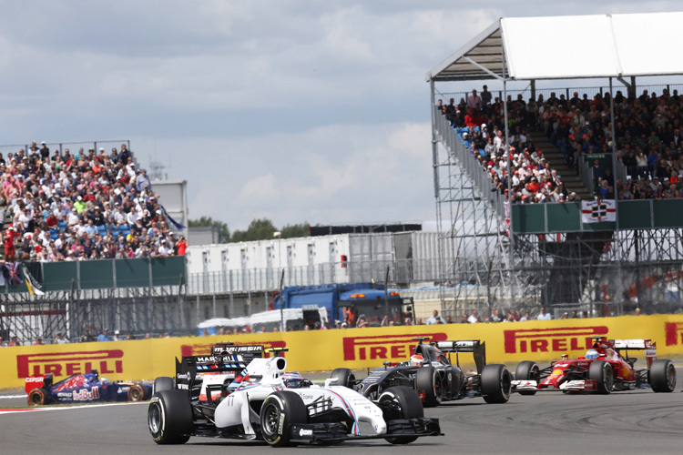 Valtteri Bottas auf dem Weg zu Rang 2