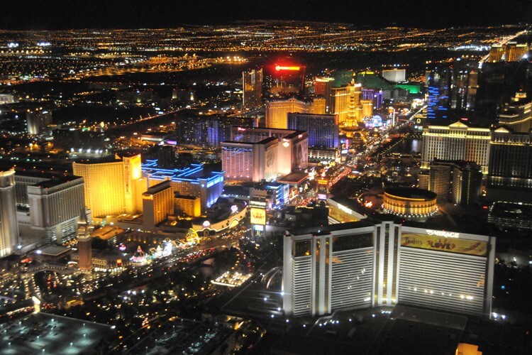 Las Vegas ist ein Touristenmagnet