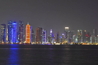 Die Skyline von Doha