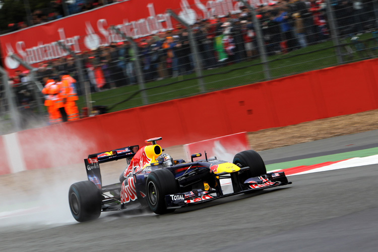 Sebastian Vettel im zweiten Training