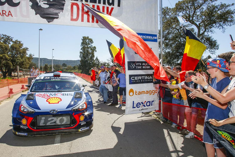 Vierter Sieger bei der vierten Rallye – Hyundai-Pilot Thierry Neuville 