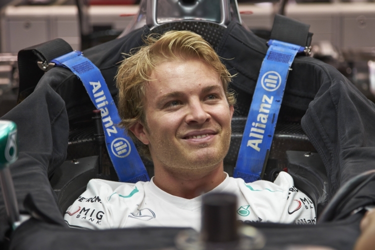 Nico Rosberg im Cockpit