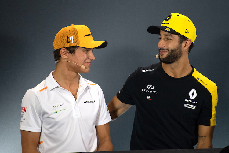 Lando Norris und Daniel Ricciardo