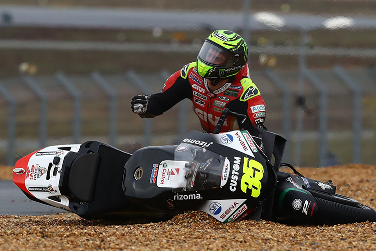 Cal Crutchlow im Kies