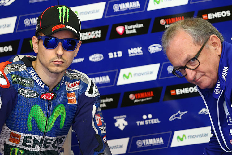 Jorge Lorenzo mit Ramon Forcada