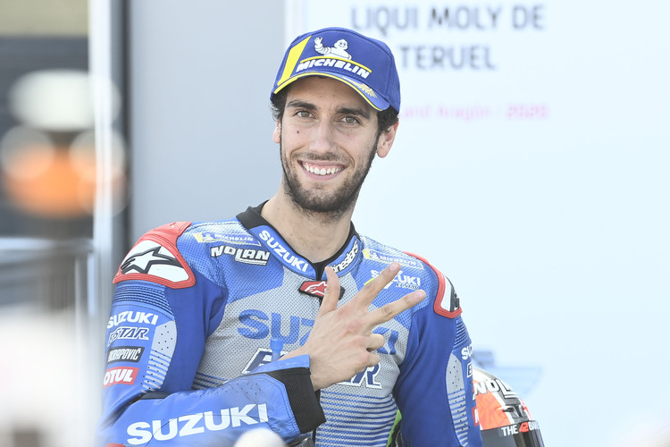 Alex Rins steht zum ersten Mal in dieser Saison in der ersten Startreihe