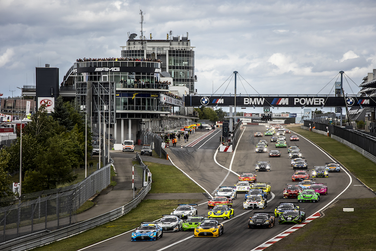 Typisch GT World Challenge Europe: GT3-Autos so weit das Auge reicht