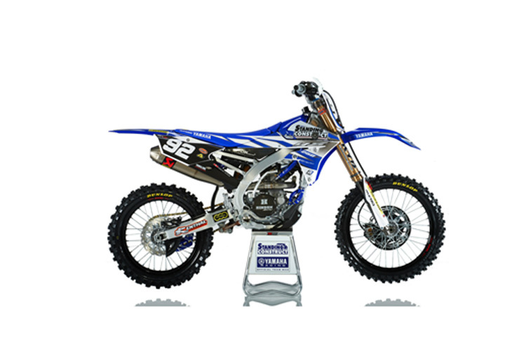 Die MX2-Yamaha YZ250F von Valentin Guillod wird in der kommenden Saison der Russe Aleksandr Tonkov bewegen