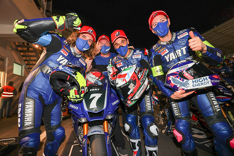 Karel Hanika, Mandy Kainz, Niccolò Canepa, Marvin Fritz (vlnr.)