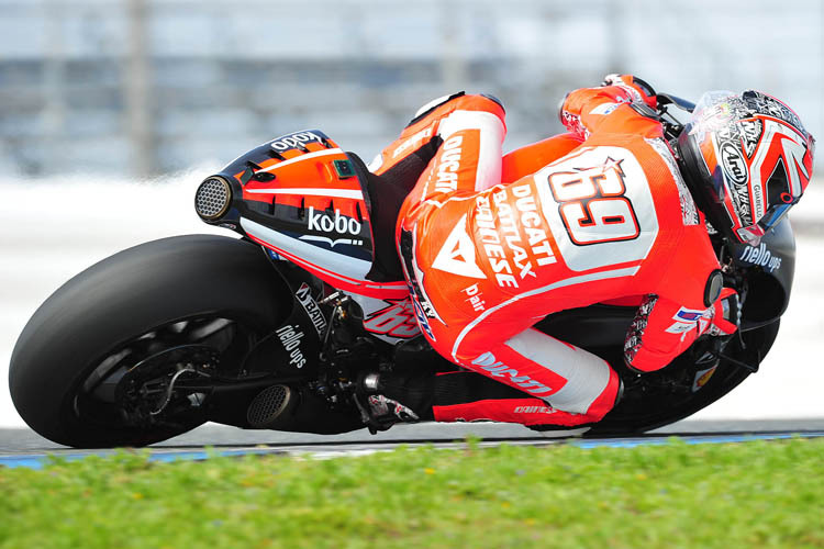 Nicky Hayden in Jerez