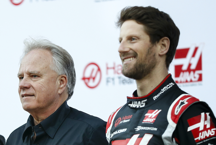 Gene Haas und Romain Grosjean