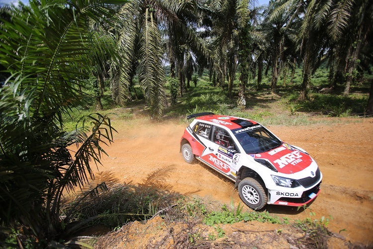 Fabian Kreim bei der Rallye Malaysia