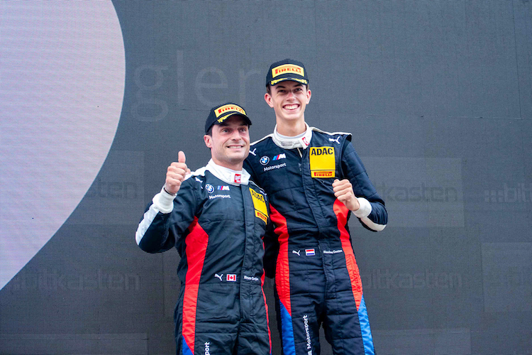  Ungleiches Duo: 2012er DTM-Champion Bruno Spengler und Youngster Maxime Oosten (v.l.n.r.)