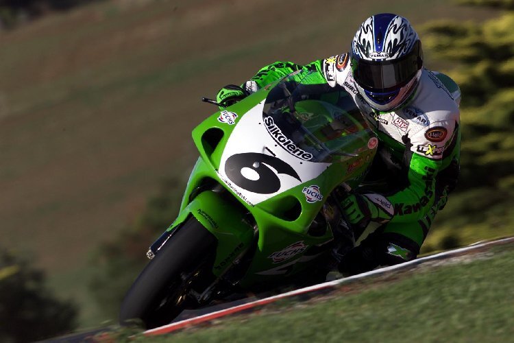 Gregorio Lavilla 2001 mit der Kawasaki ZX-7RR
