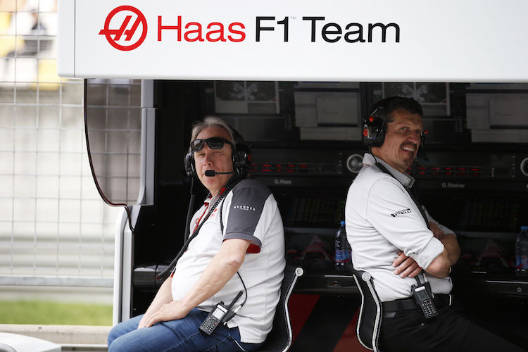 Gene Haas und Günther Steiner