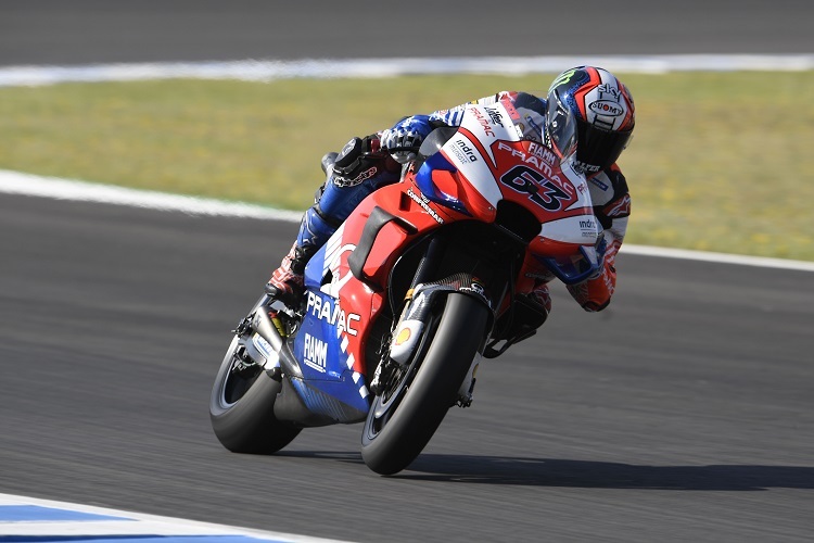 Francesco Bagnaia schaffte im FP2 Platz 10