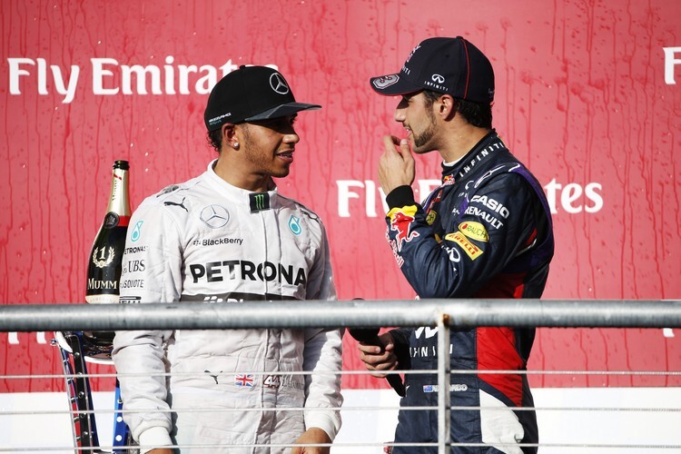 Lewis Hamilton und Daniel Ricciardo