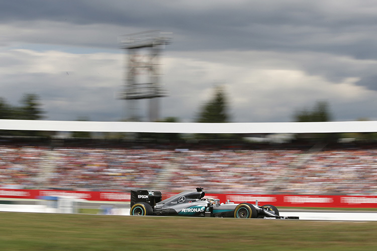 Düstere Wolken über Hockenheim