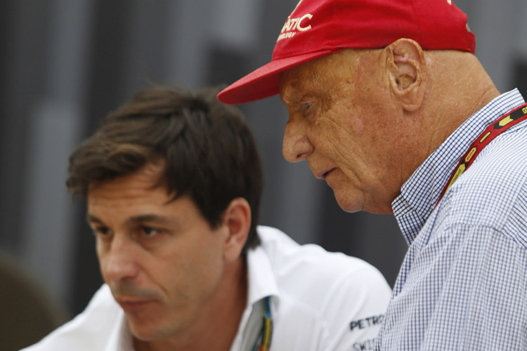 Ärgerlicher Technik-Defekt: Toto Wolff und Niki Lauda entschuldigten sich gleich nach dem Singapur-GP bei Nico Rosberg