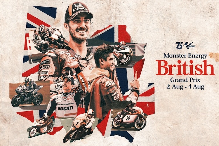 Der britische GP steht ganz im Zeichen von «75 Jahre MotoGP»