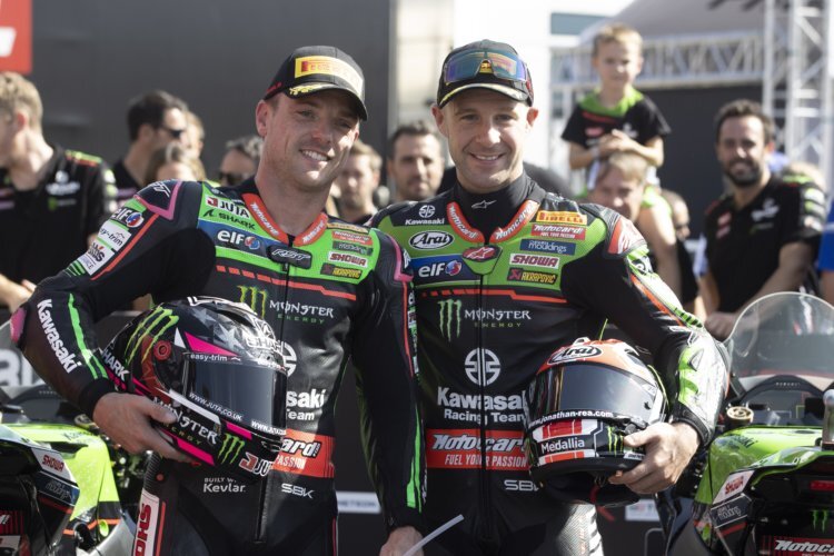 Jonathan Rea und Alex Lowes