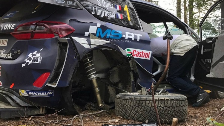 Der Ford Fiesta WRC von Sébastien Ogier