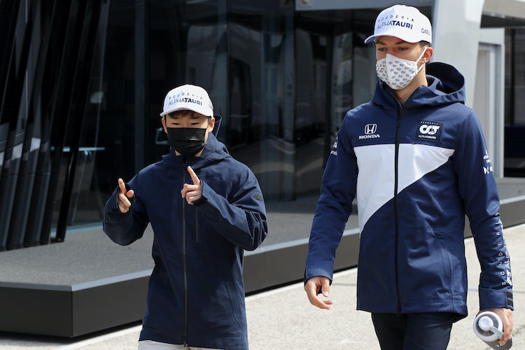 Yuki Tsunoda und Pierre Gasly starten mit hohen Erwartungen ins Imola-Wochenende