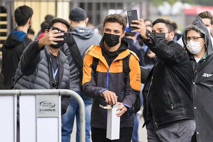 Publikumsmagnet Lando Norris kennt die Schattenseiten des Ruhms