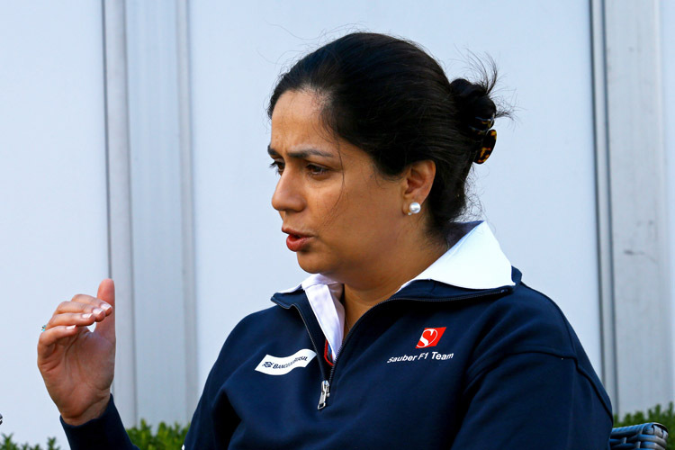 Monisha Kaltenborn musste sich in Australien viele unangenehme Fragen anhören