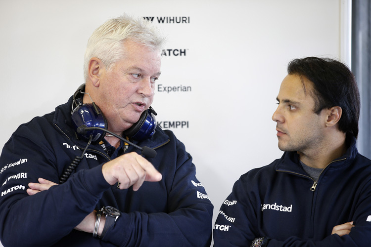 Pat Symonds mit Felipe Massa