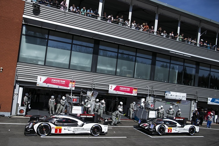 Aktuell eine Macht in der FIA WEC: Die beiden Porsche 919 Hybrid