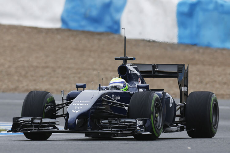 Der Williams bockte am Mittwoch in Bahrain