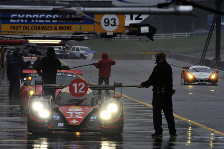 Regen und kein Ende am Donnerstag in Road Atlanta