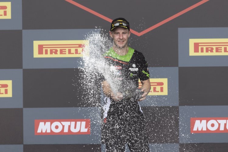 Jonathan Rea holte sich den letzten Sieg der Superbike-WM 2021