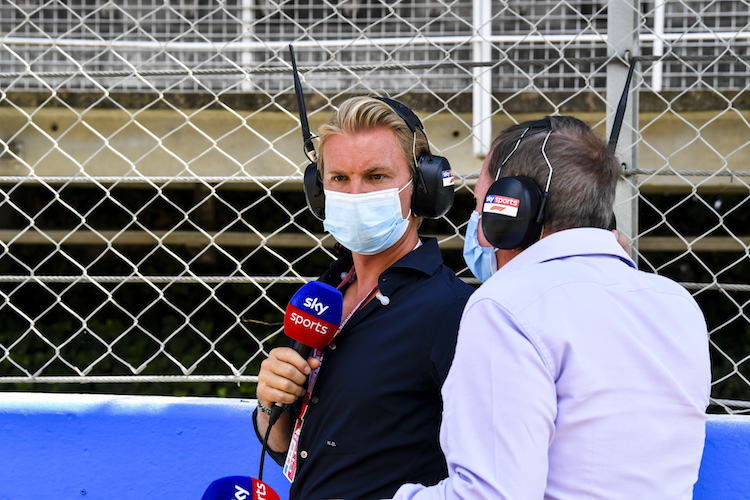 Nico Rosberg mit Martin Brundle