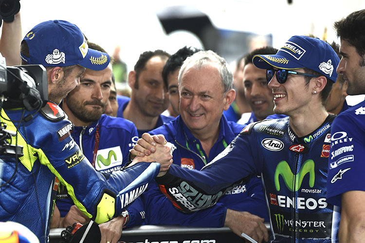 Valentino Rossi und Maverick Viñales