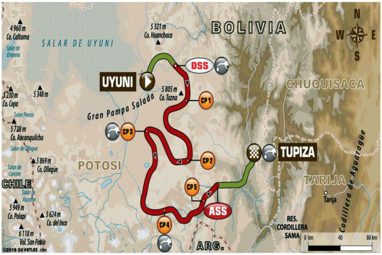 Die achte Etappe führt von Uyuni nach Tupiza