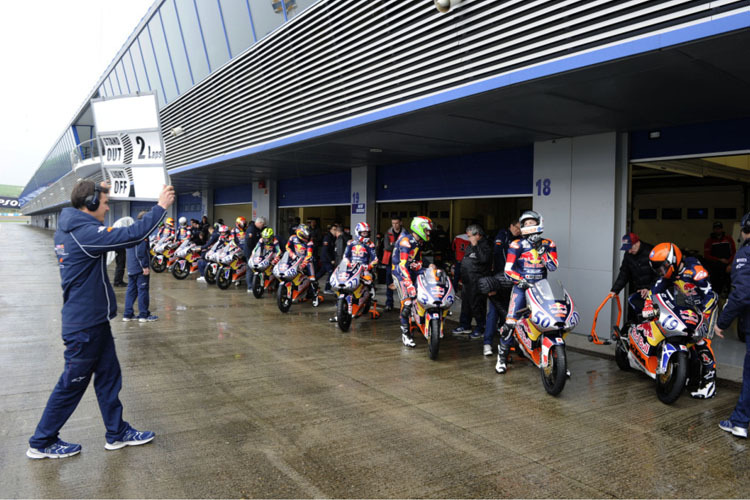 Die Red-Bull-Rookies übten in Jerez