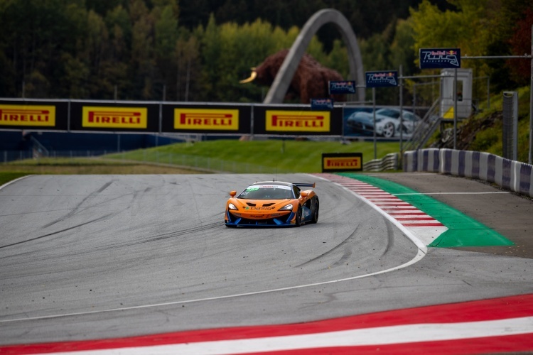 Der McLaren 570S GT4 von Dörr Motorsport auf dem Red Bull Ring