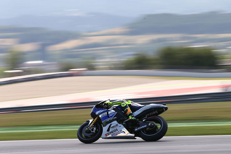 Valentino Rossi auf dem Circuit de Catalunya