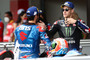 Fabio Quartararo (re.) im Gespräch mit Suzuki-Pilot Alex Rins