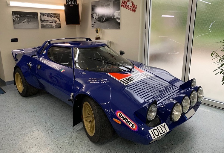 Der Lancia Stratos nach dem Aufbau