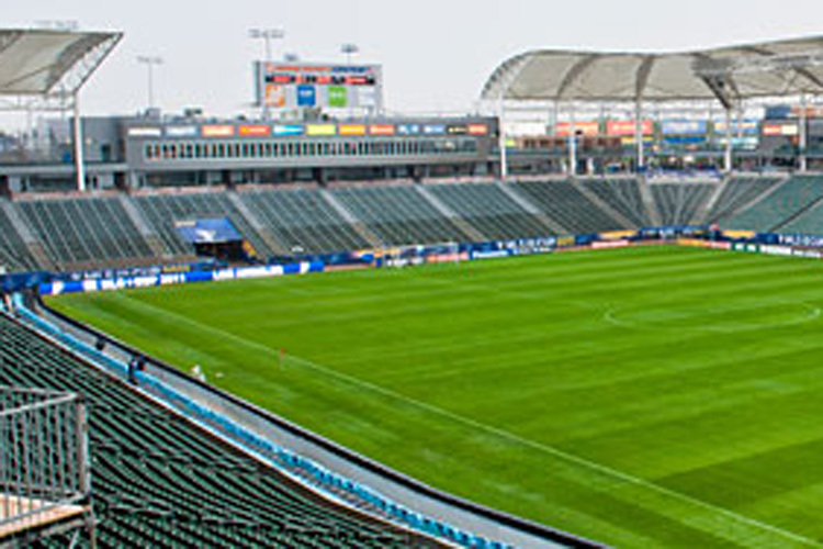 Das Stadion in Carson, Kalifornien