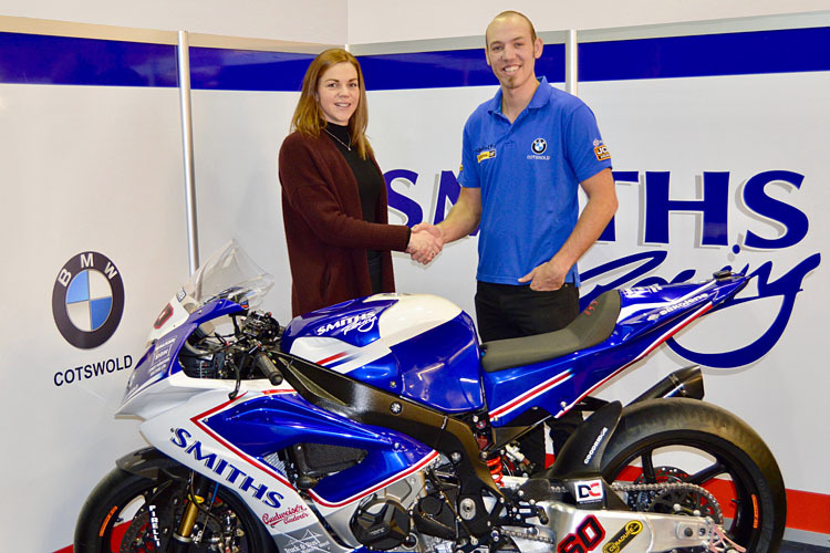 Rebecca Smith mit Peter Hickman