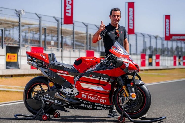 Danilo Petrucci mit der Ducati GP20